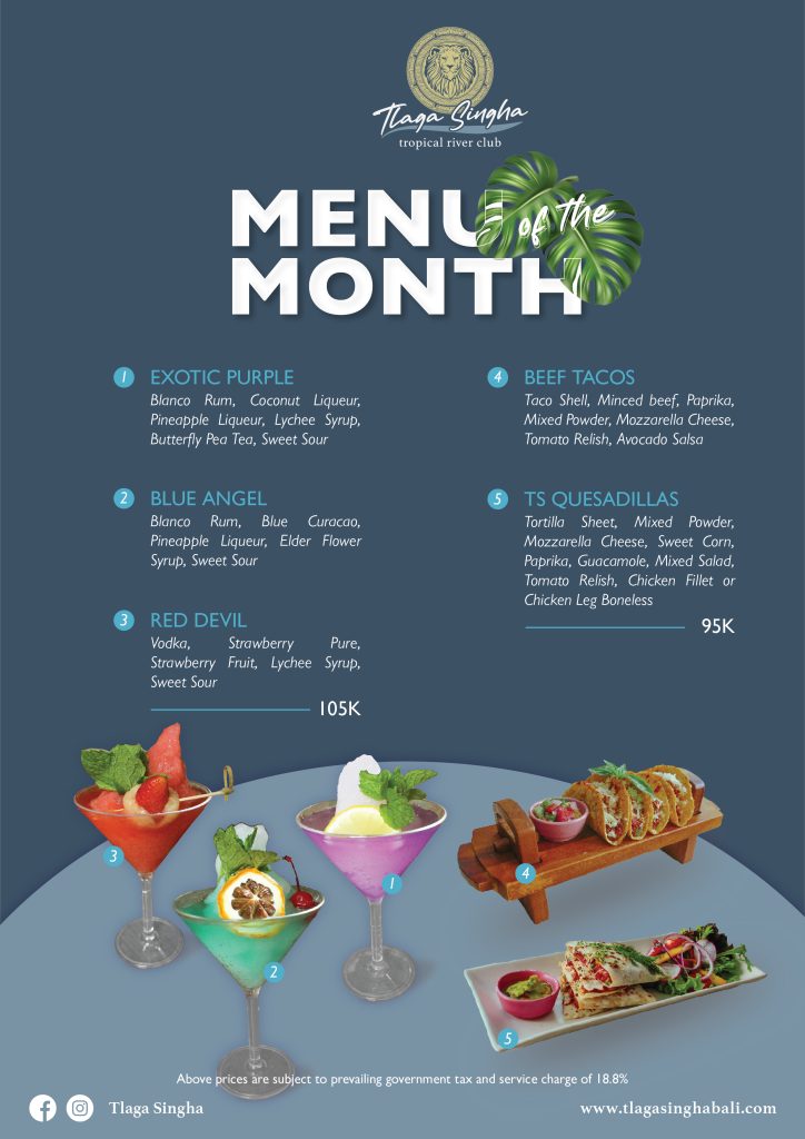 TS - MENU OF THE MONTH