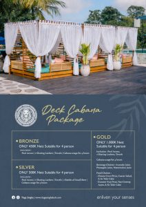 deck cabana & deck daybed